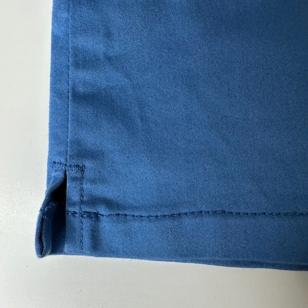 Lisette‎ L Montreal Stretch Skort Blue Pull On Skirt Shorts Golf Resort Size 12